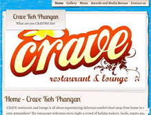 Tablet Screenshot of cravekohphangan.com